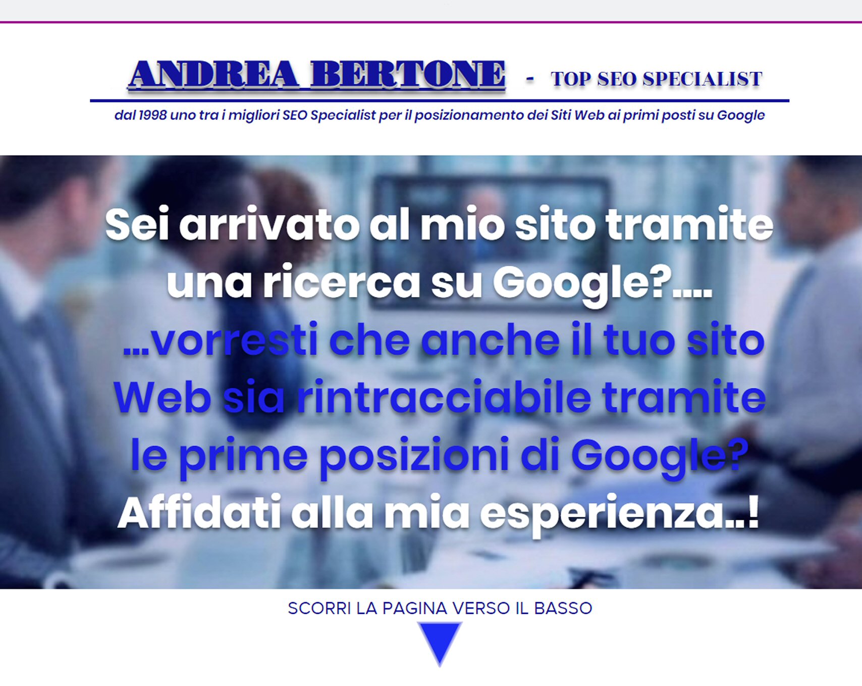 Andrea Bertone Miglior Consulente Seo a Roma, Specializzato in posizionamento su Google e Bing. Local Seo Roma Lazio